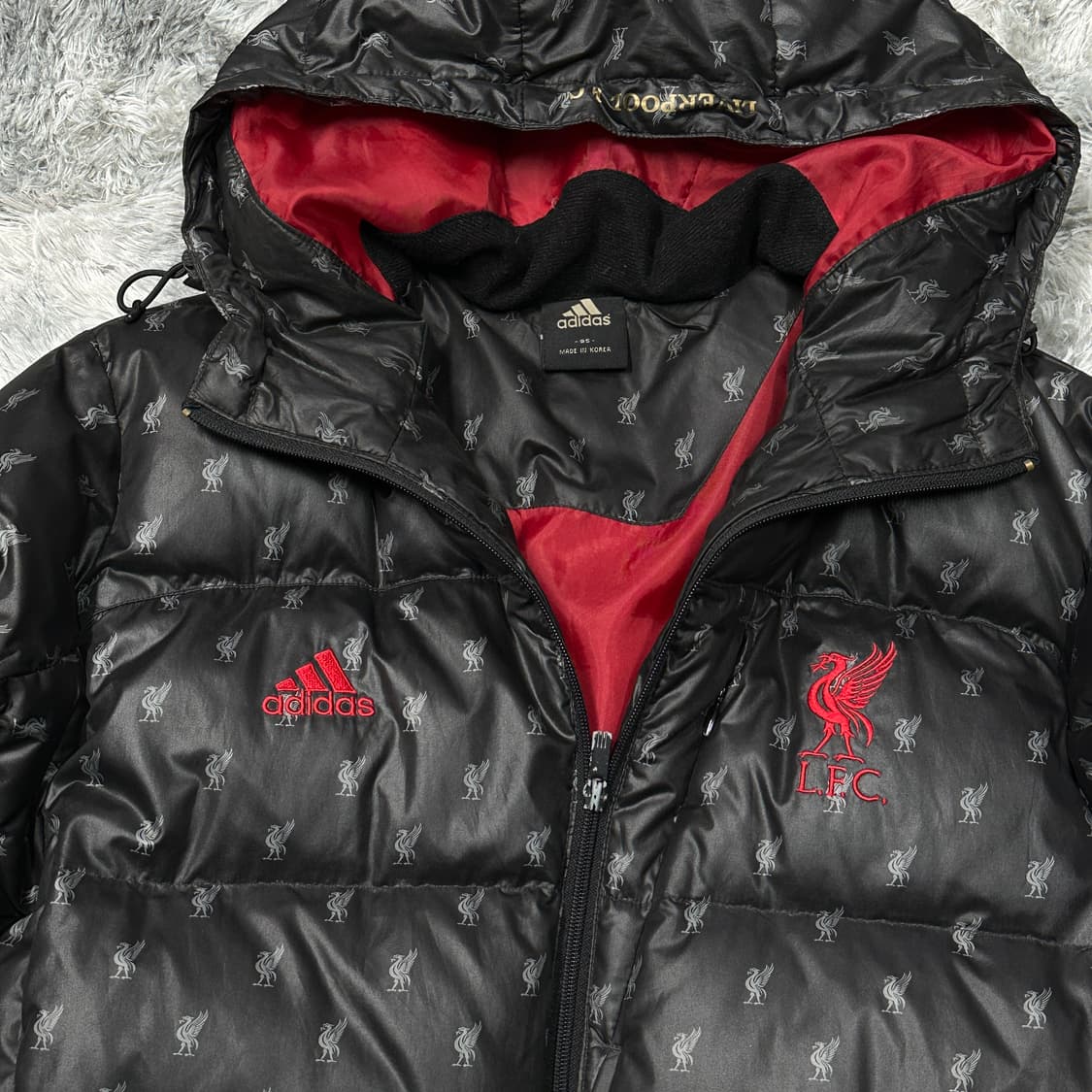 아디다스 리버풀 다운 후드 숏패딩 95 상품이미지2