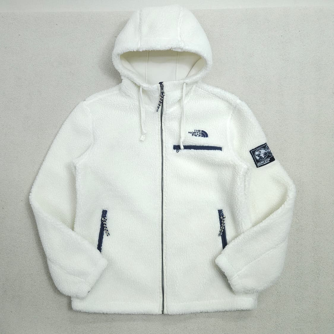 노스페이스 세이브 더 얼스 후리스 후드 집업 M 상품이미지2