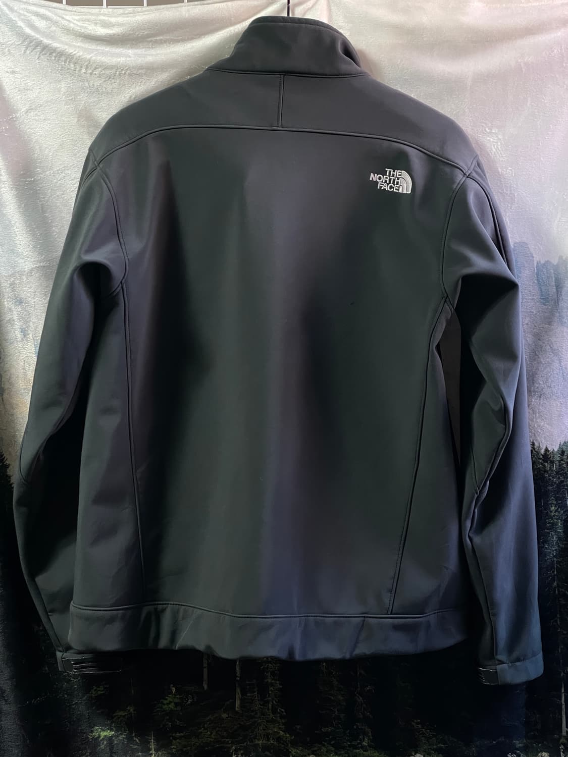 100 노스페이스 블랙 바람막이 집업 자켓 상품이미지3