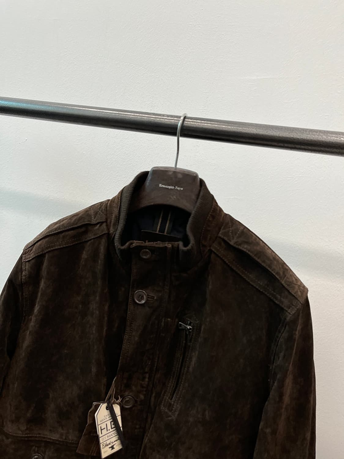 110) HE MANGO A1 스웨이드 자켓 상품이미지4