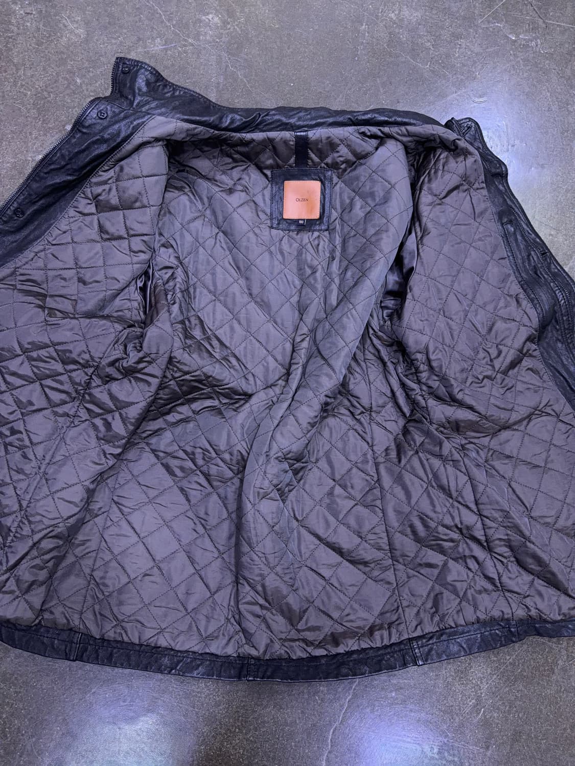 올젠 양가죽 4포켓 야상 디자인 사파리 견장 가죽자켓 100 상품이미지8