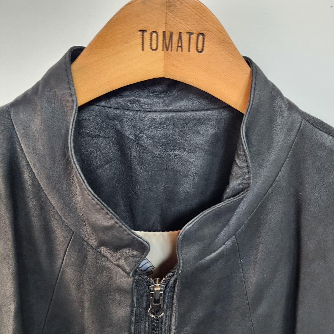 손정완 디자인 블랙 양가죽 롱 조끼 상품이미지3