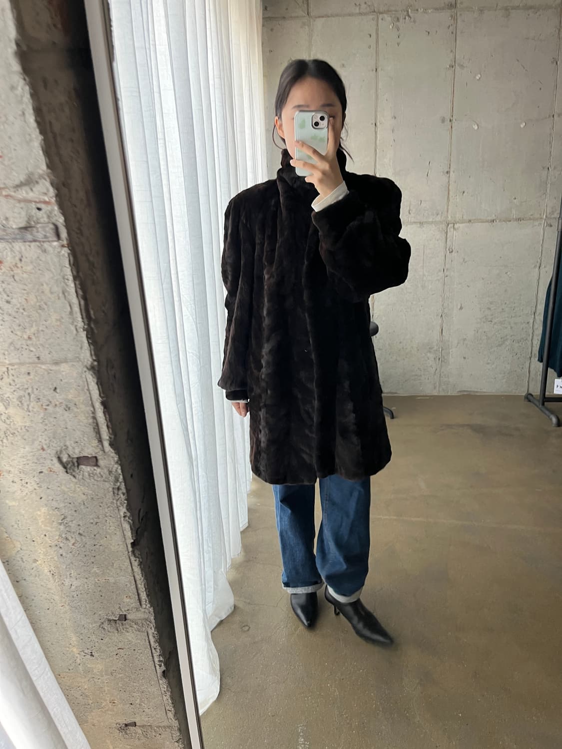 90s Canada Majestic Mink 쉬어드 밍크 코트  상품이미지6