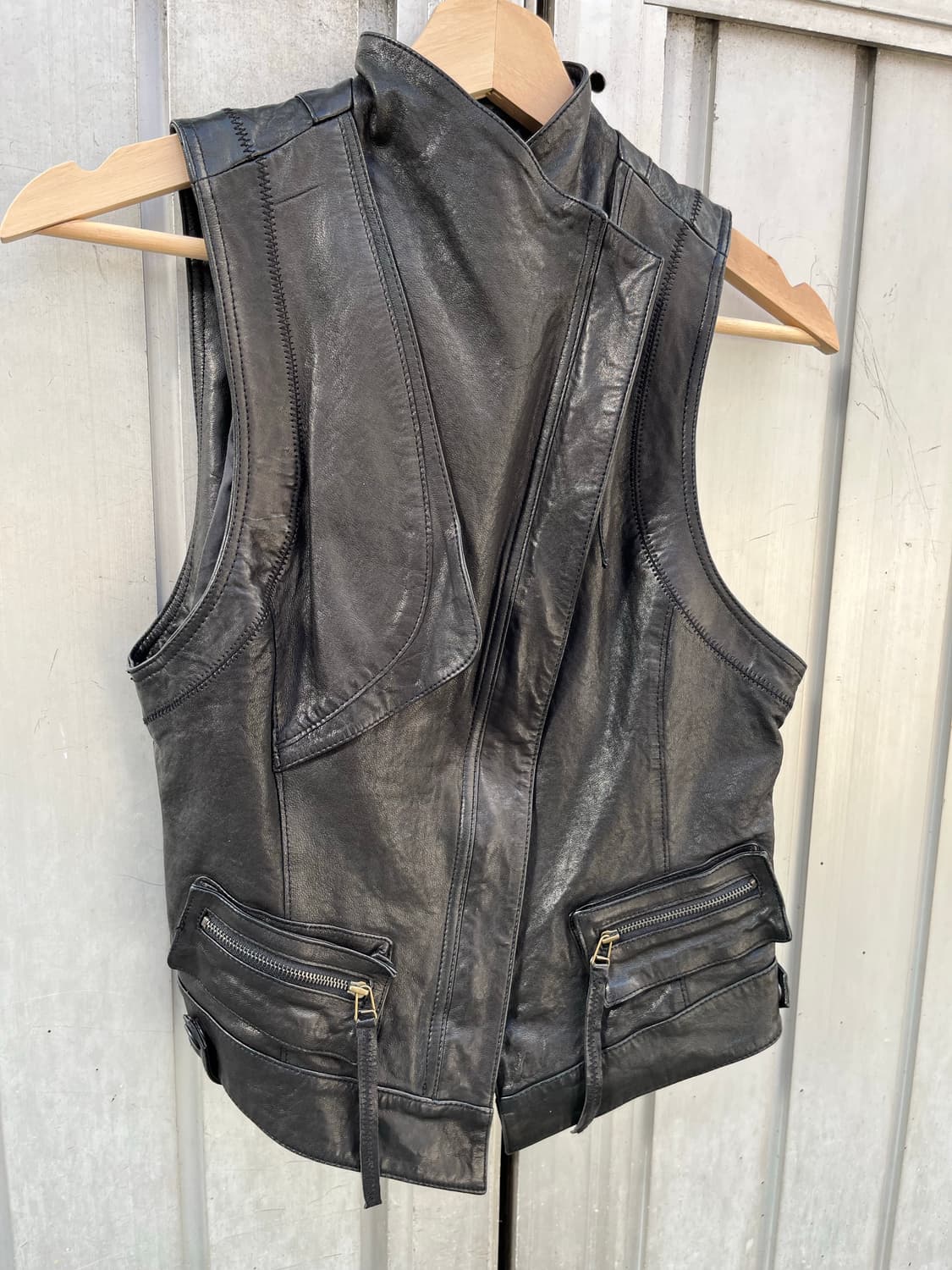 집업 레더 베스트 상품이미지1