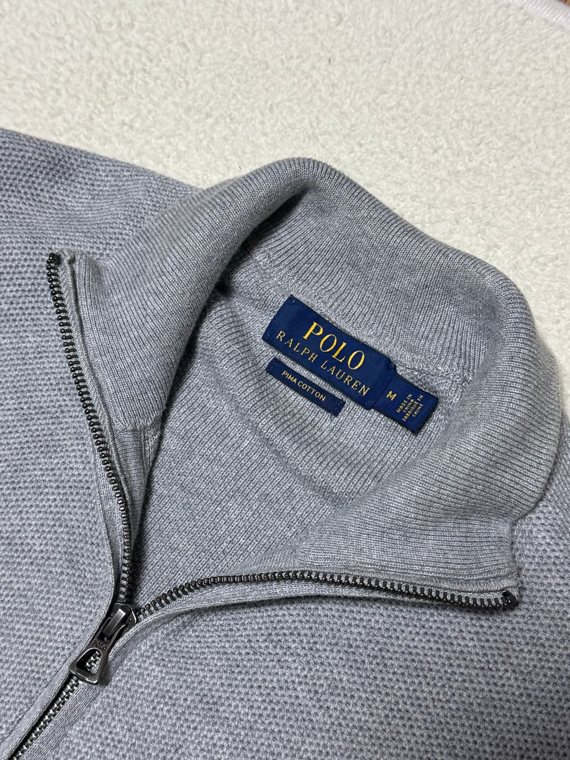 폴로 랄프로렌 그레이 니트집업 상품이미지4