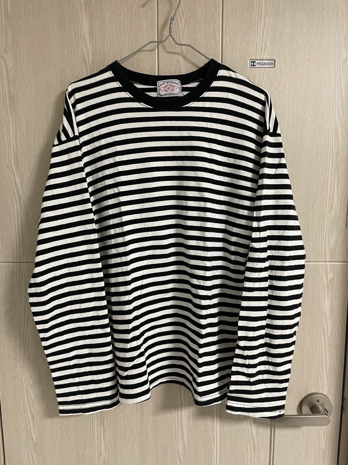 [F]스트라이프 롱슬리브 상품이미지1