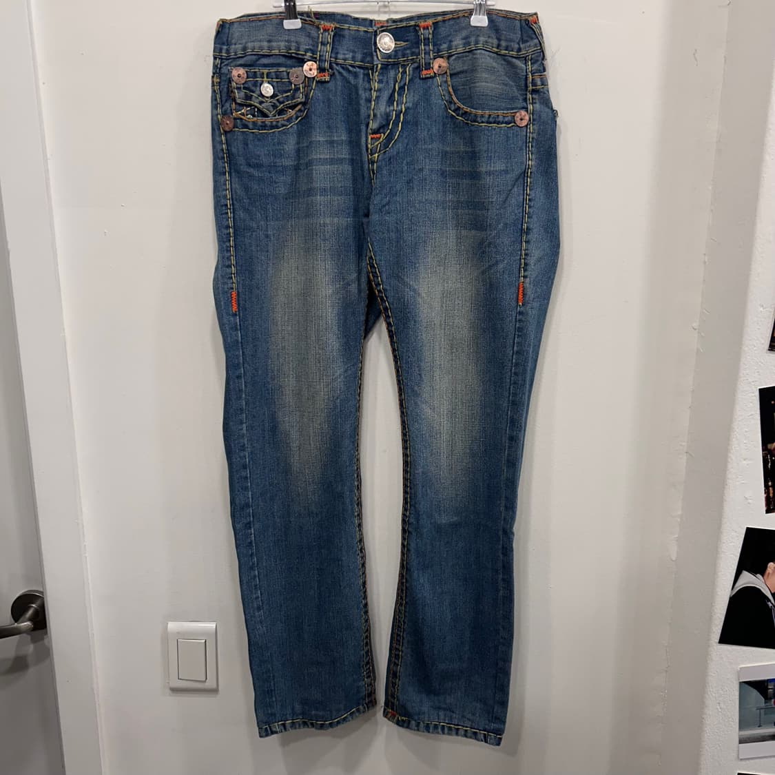 트루릴리전 MVP 컬러 스티치 데님팬츠 상품이미지2