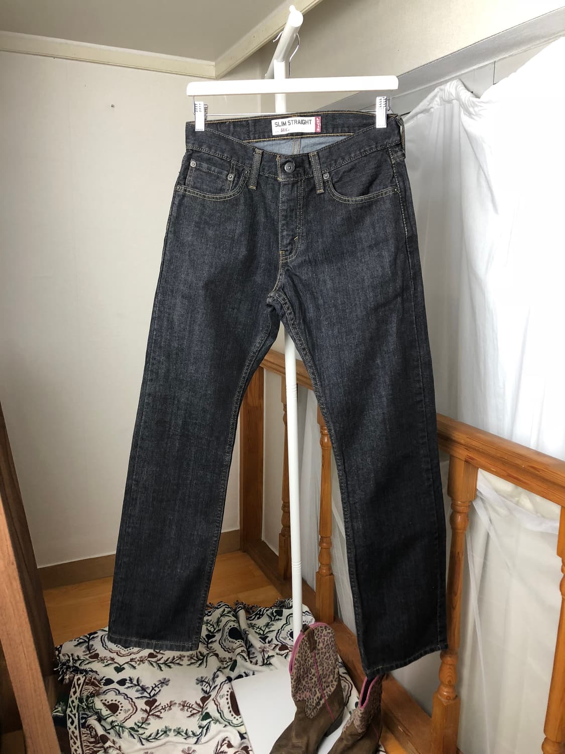 Levi's 514™ / Straight Raw Denim Pants 상품이미지7