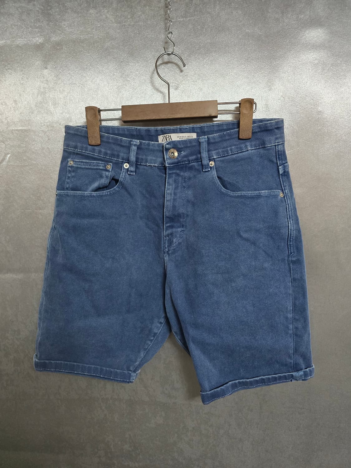 자라 데님 반바지 블루 상품이미지1