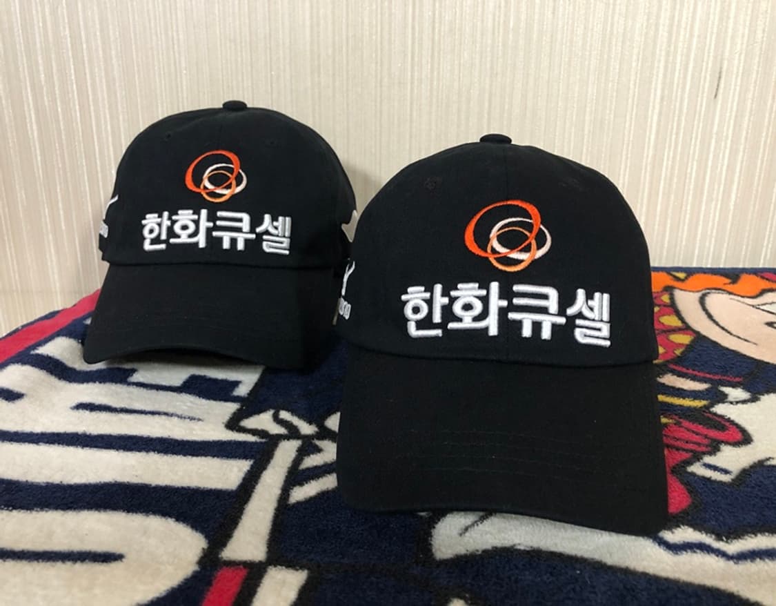 미즈노 한화큐셀골프단 프로골퍼 모자/캡(블랙) 상품이미지4