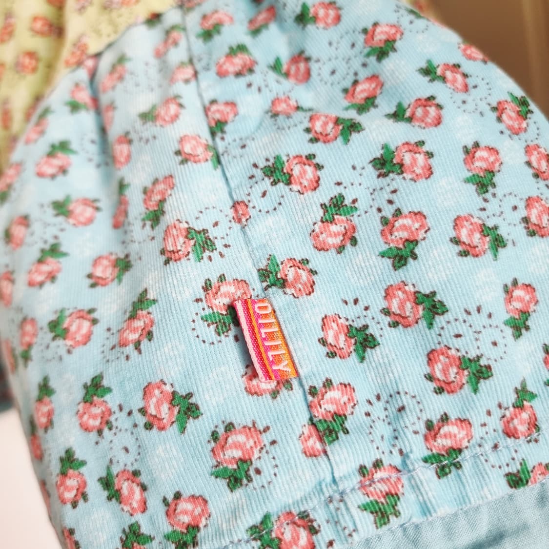 오일릴리 Oilily 코듀로이 플라워 캉캉 스커트 밴딩 치마 / 상태완벽 상품이미지7