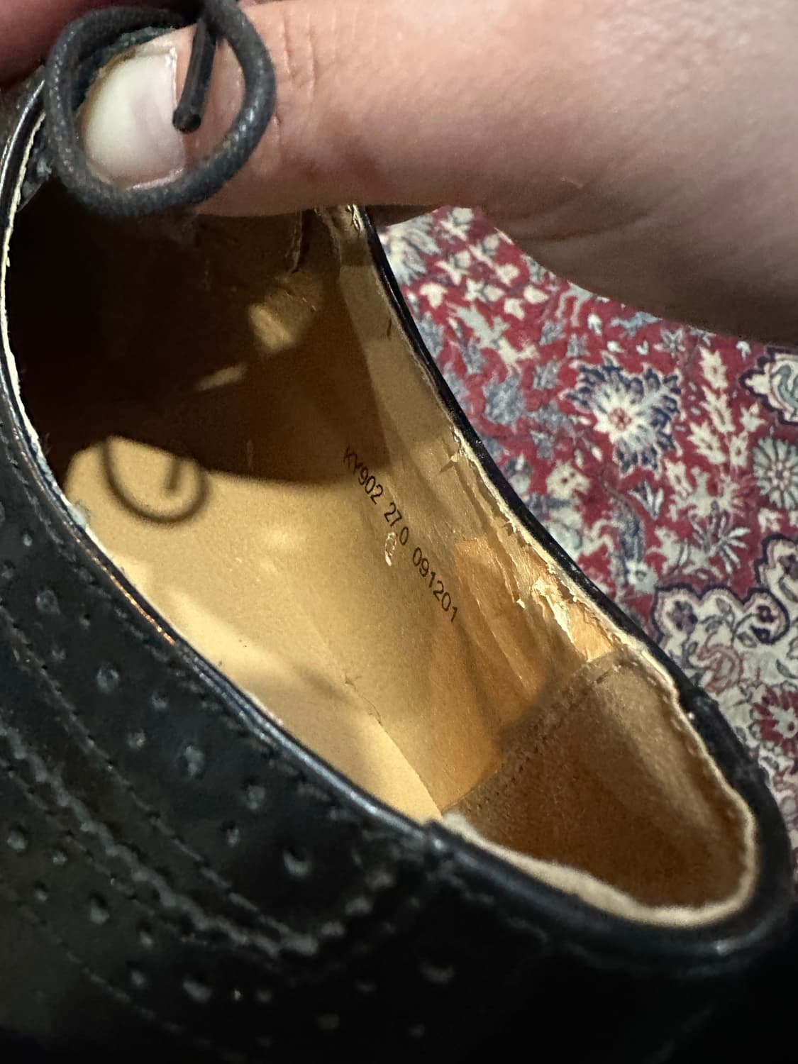 유미카츠라 윙팁 구두 270 상품이미지5