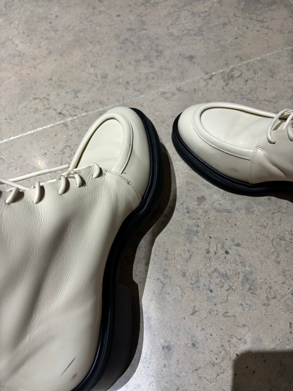 Aeyde 아이보리 레이스업 부츠 38 상품이미지3