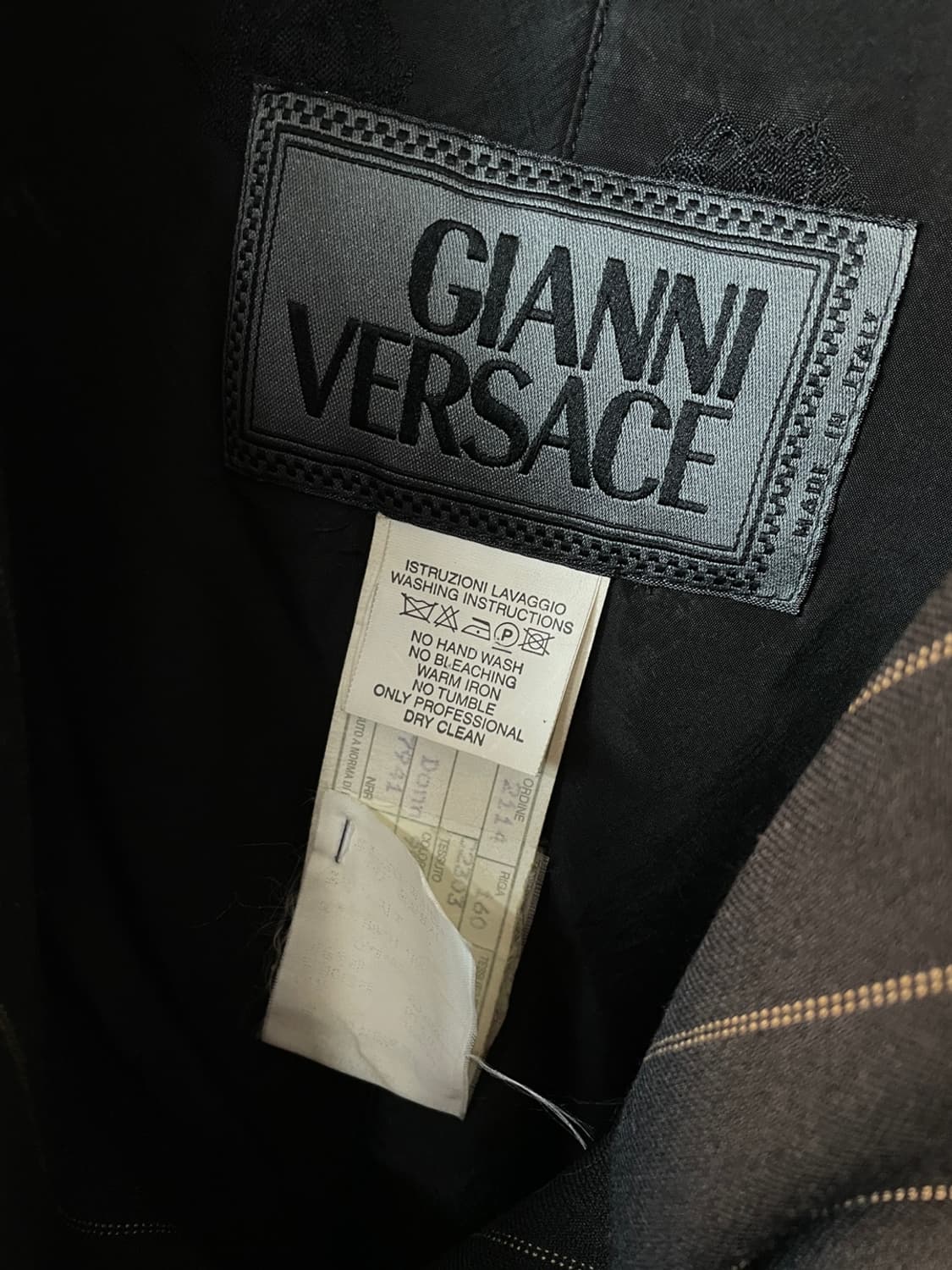 지아니 베르사체 핀스트라이프 슬리브 자켓 상품이미지6