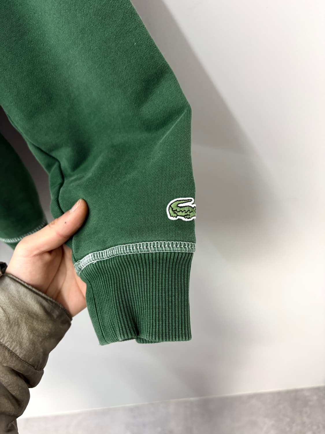 라코스테 빅크록 레터링 그린 스웻셔츠 A3569 상품이미지4