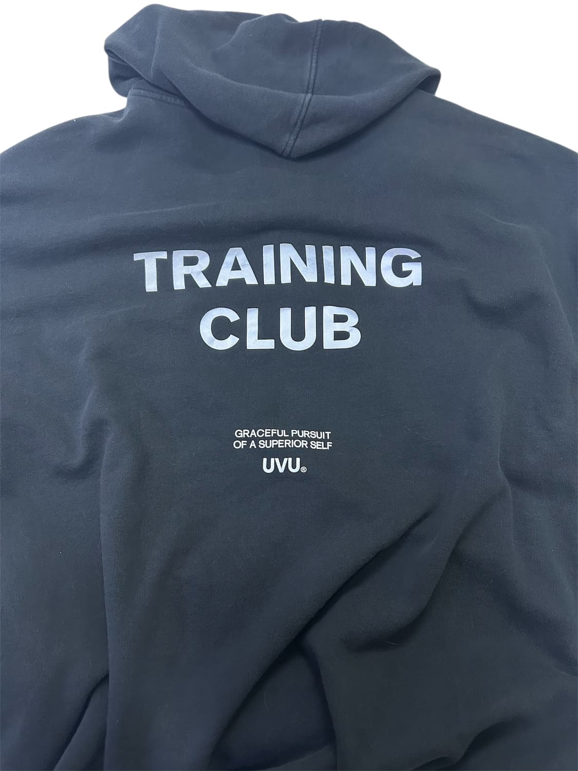 (XL) UVU 트레이닝 클럽 후드 블랙 리플렉티브 상품이미지4