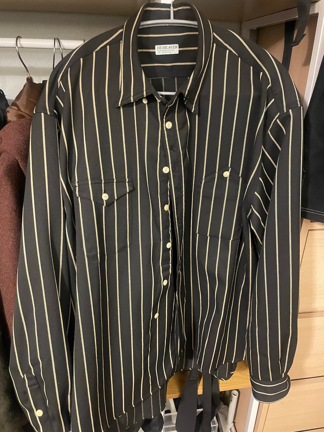 Beheavyer 비헤비어 officer bd shirts 상품이미지5