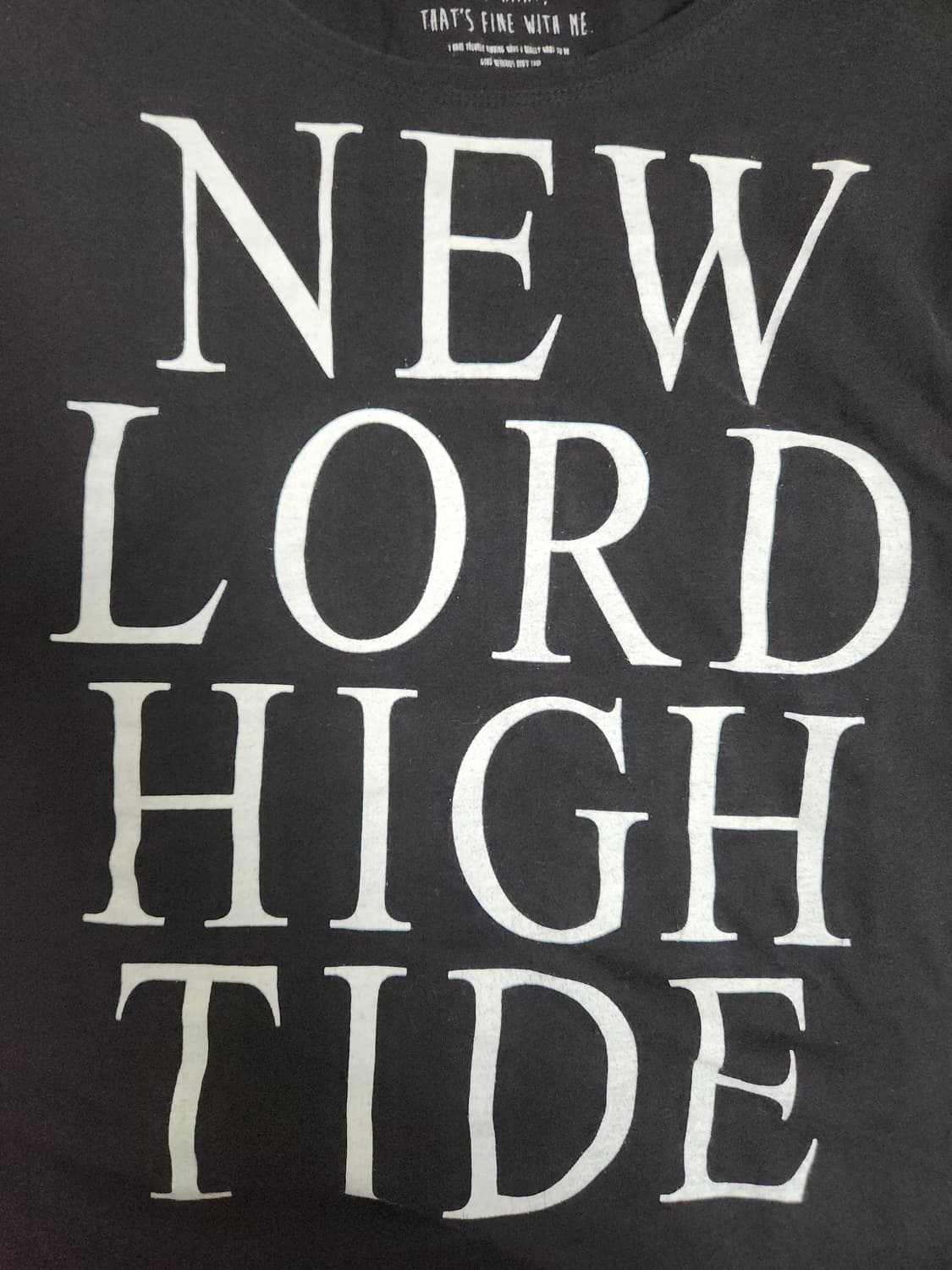 펑크•갸루 블랙 레터링 반팔 (punk•Gal) 상품이미지3