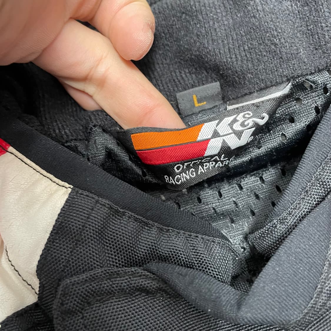 L 리플렉티브 레더 라인 레이싱 자켓 상품이미지10