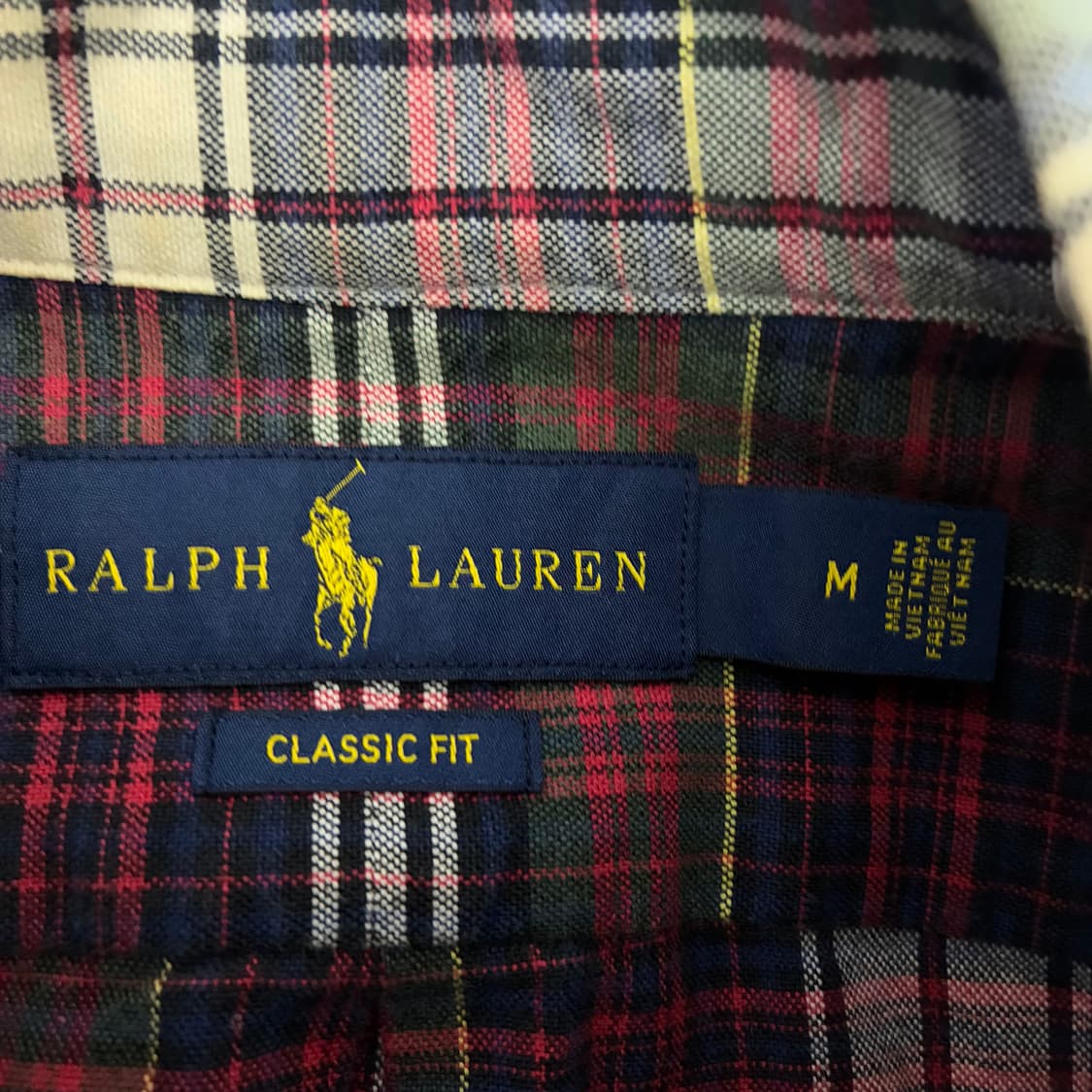 Polo  폴로 랄프로렌 자수 클래식핏 코튼 타탄 체크 셔츠 상품이미지4