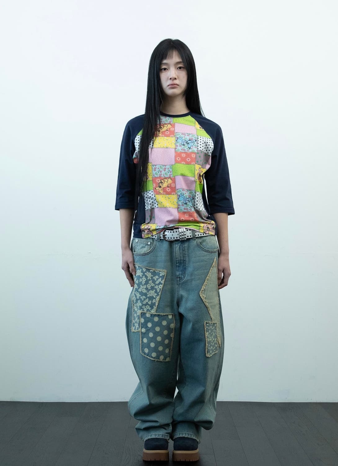niceghostclub patchwork quilted printed  상품이미지3