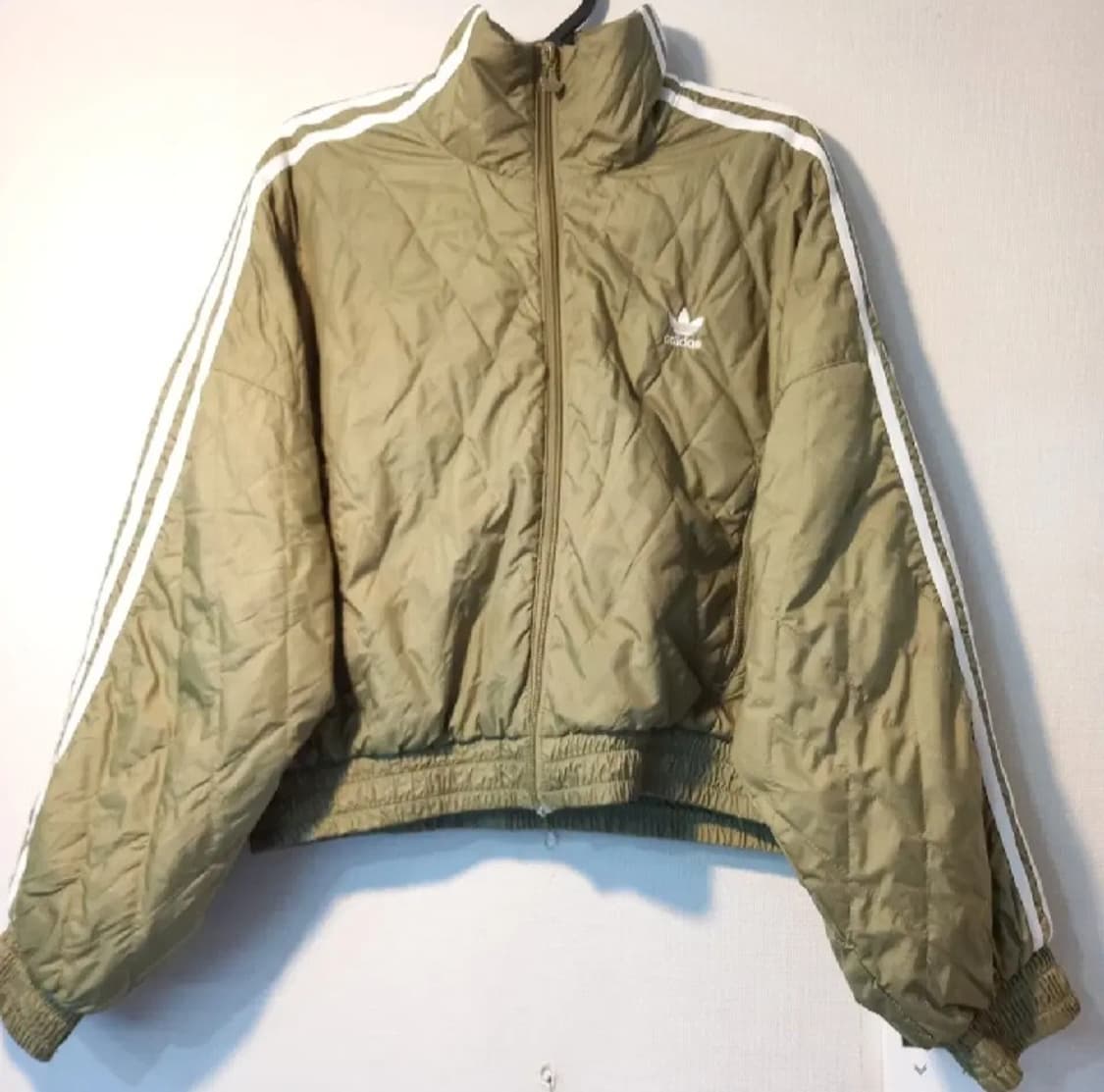 아디다스 대장급 카키 퀄팅 트랙탑 저지 져지집업 100/L 상품이미지1