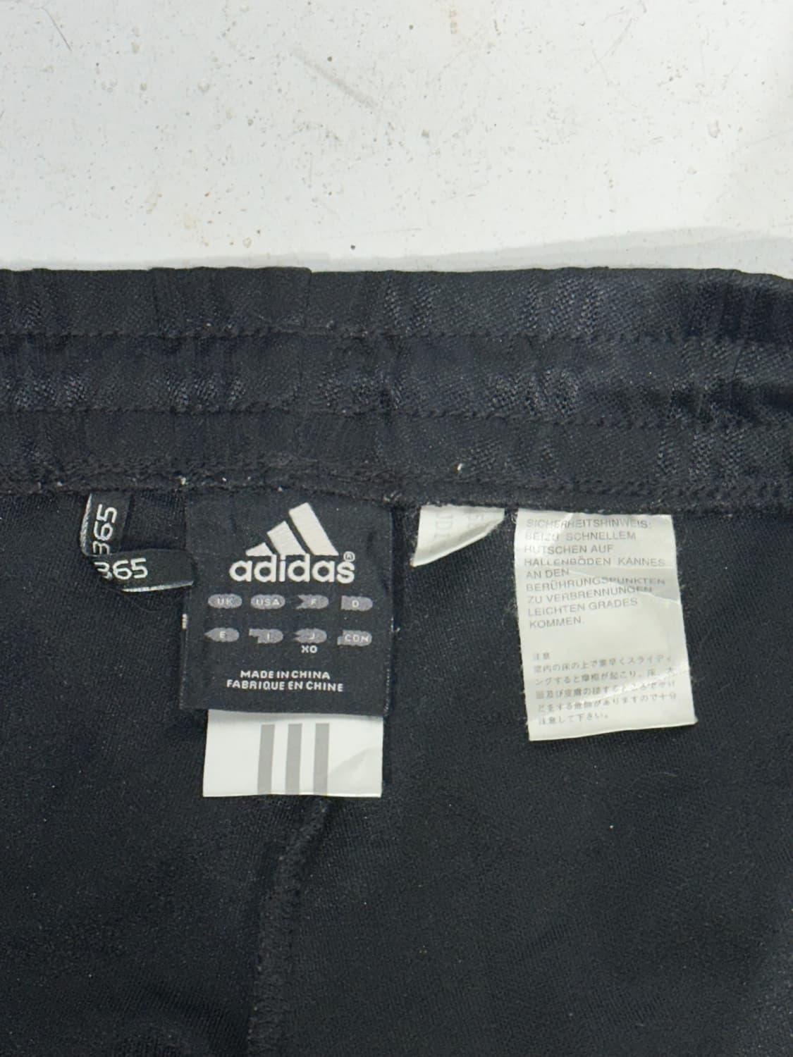 아디다스 블랙 화이트 삼선 와이드 팬츠 XL 상품이미지7