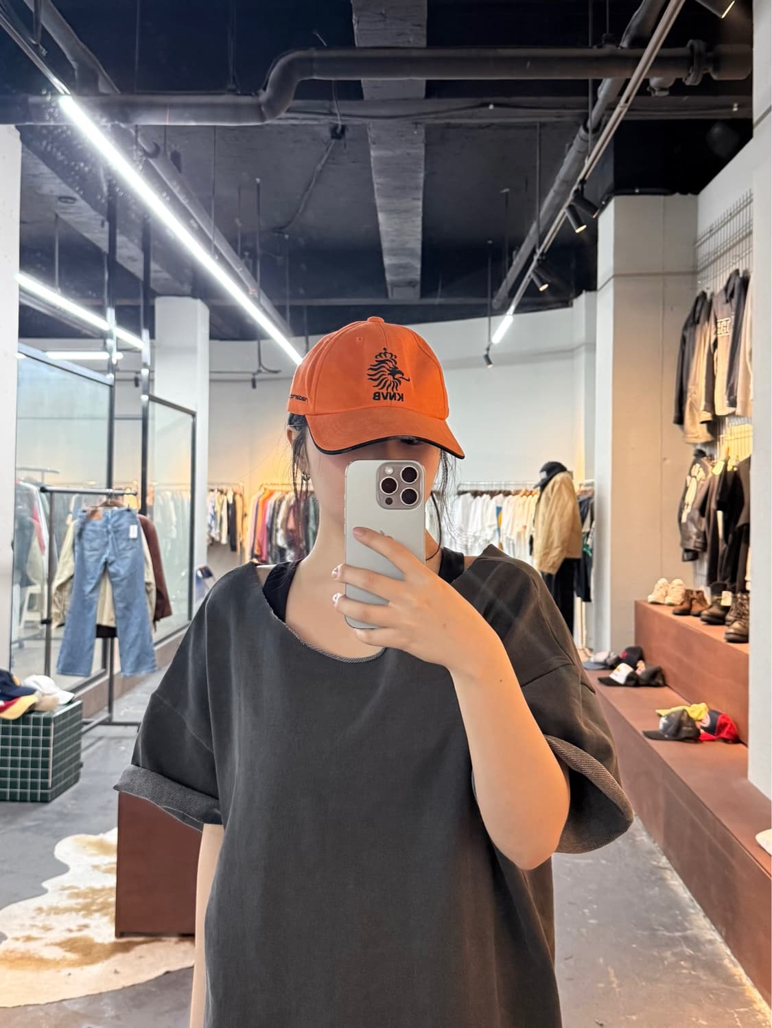 나이키 KNVB 자수로고 오렌지 캡모자 H2985 상품이미지1