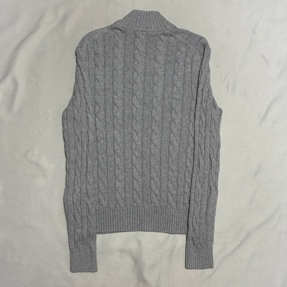 XS 폴로랄프로렌 그레이 반집업 니트 상품이미지3