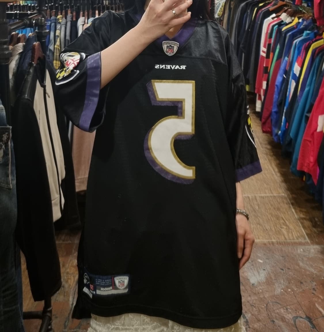 [Hi] NFL 풋볼져지 반팔티 블랙 상품이미지4