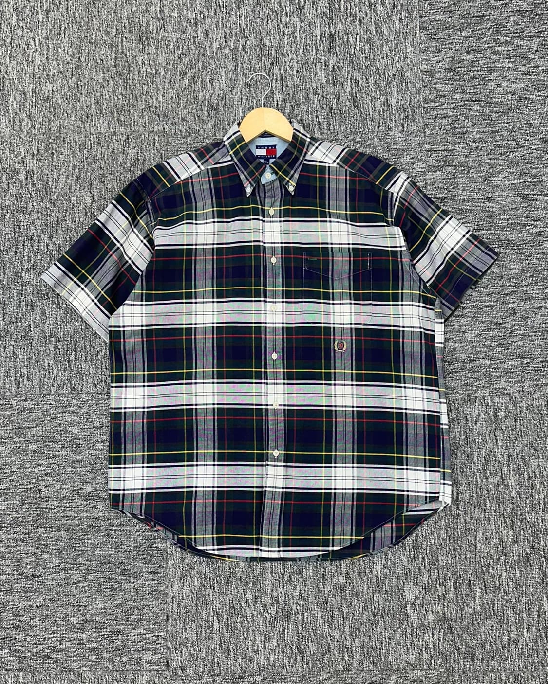 (XL)타미 체크 셔츠-M609 상품이미지1