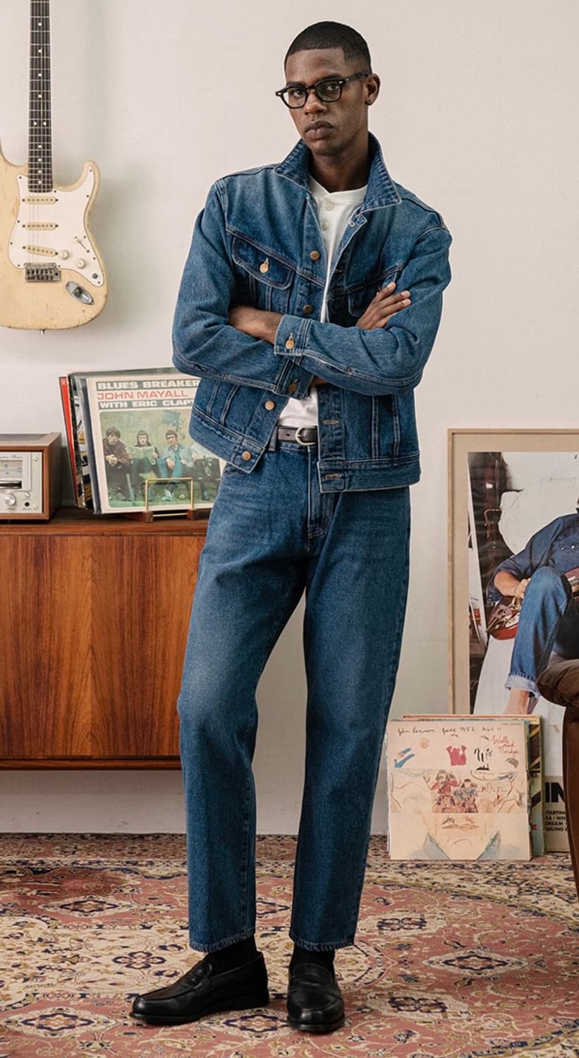 부기홀리데이 데님 셋업 상품이미지1