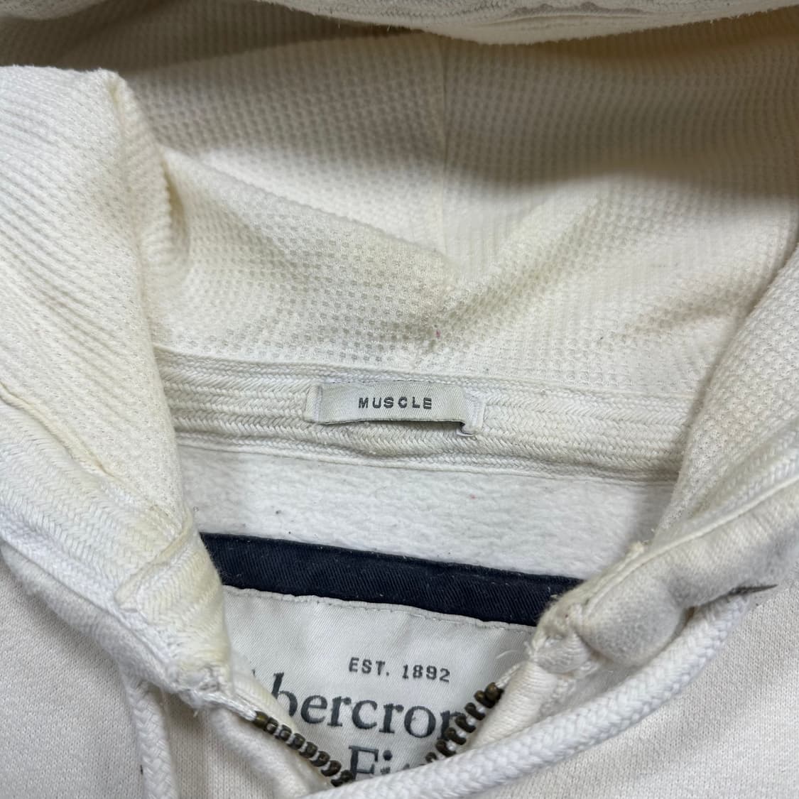 ✨ (바배) 아베크롬비 Y2K 화이트 후드 집업  상품이미지5
