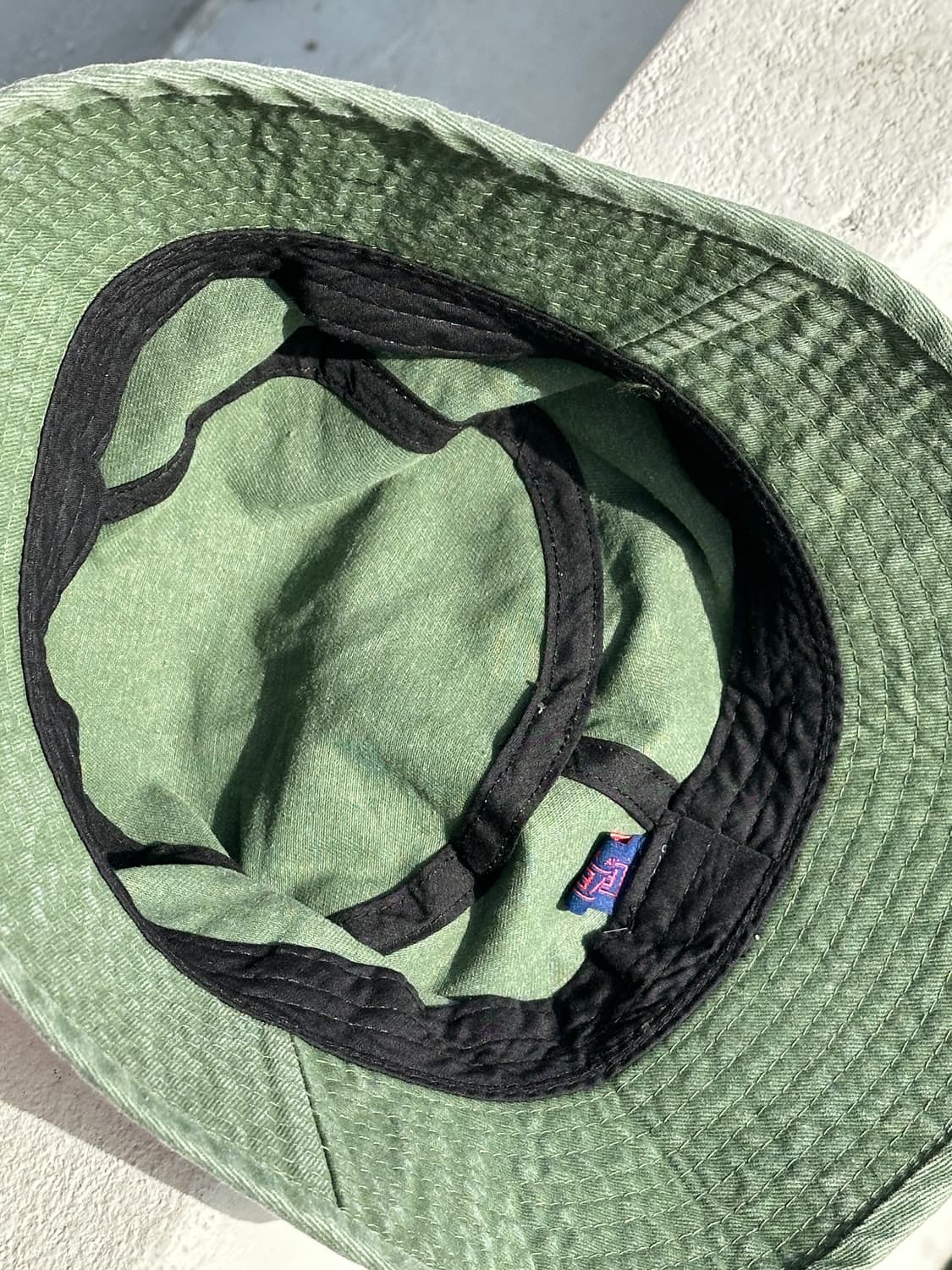 [L] 빈티지 카키 버킷햇 모자 상품이미지4