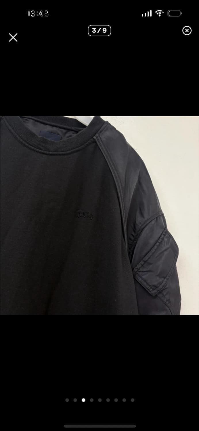 준지 ma-1 타소재 맨투맨 상품이미지4