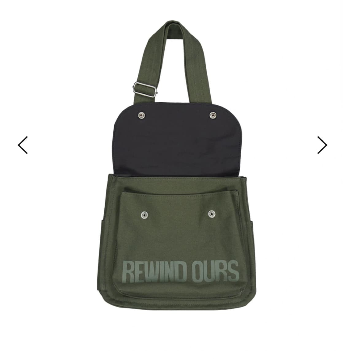 [새제품] 리와인드아워스 메신저백 - 카키 상품이미지5