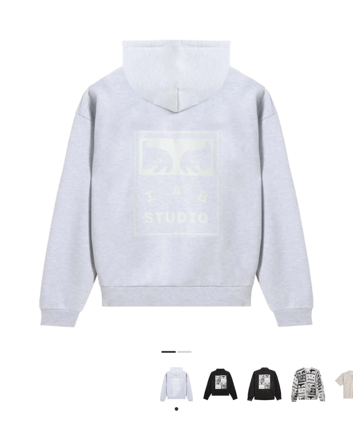 아이앱 스튜디오 x OBEY 아이앱 스튜디오 오베이 콜라보 후드집업 M 상품이미지1