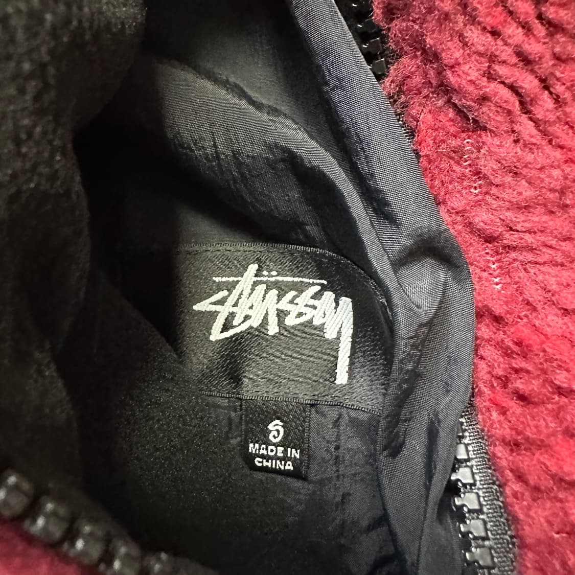 STUSSY 스투시 리버시블 쉐르파 플리스 자켓 상품이미지7