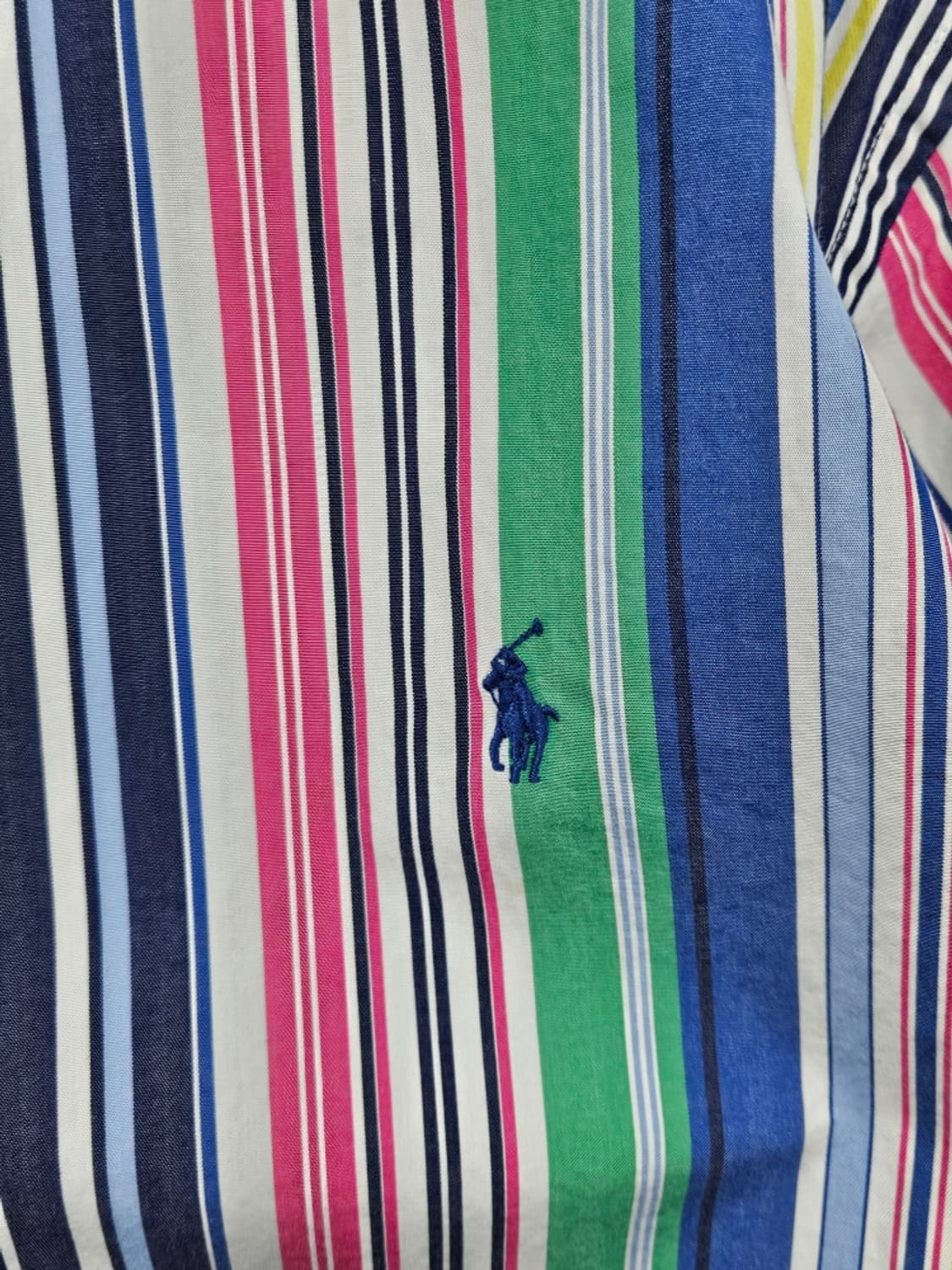 폴로랄프로렌 크롭 커스텀 멀티 스트라이프 셔츠 ( XL ) / 11666 상품이미지7