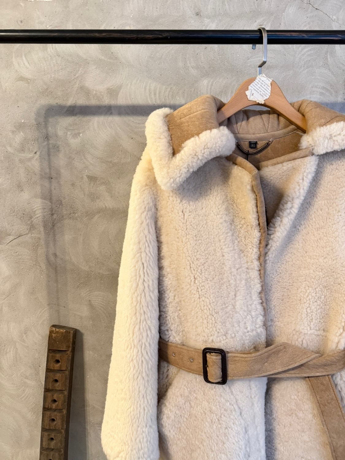 버버리 시어링 코트 여성66-77 상품이미지4