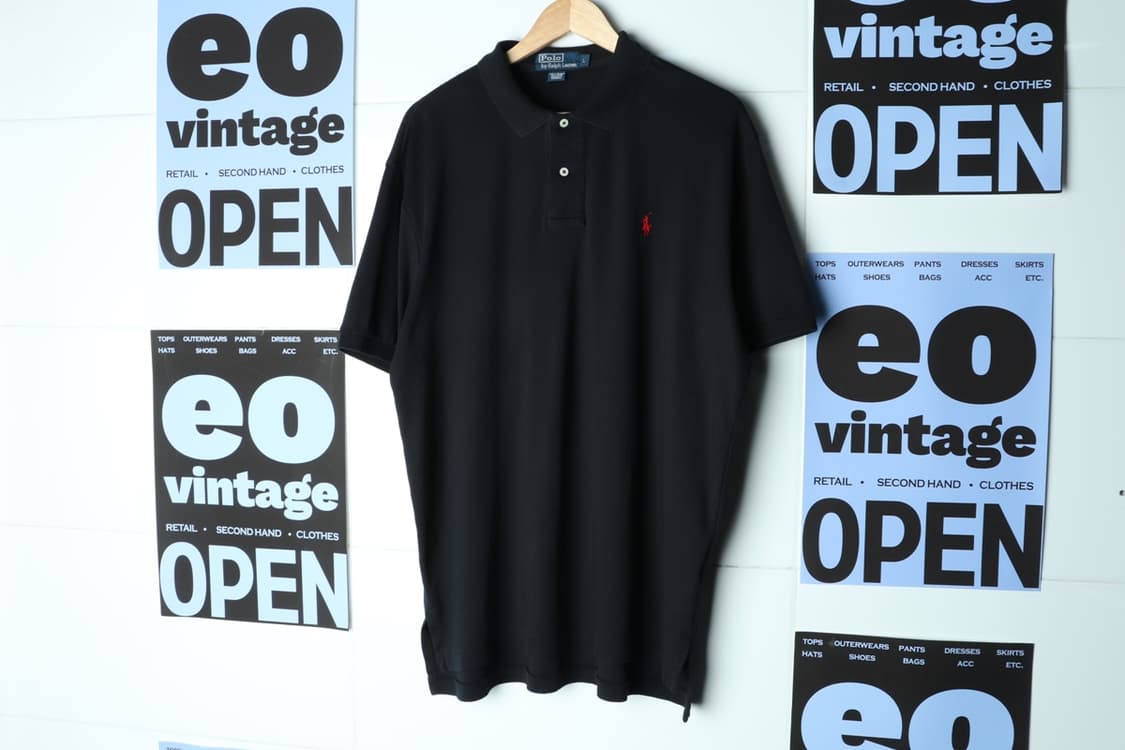 (L-2XL) 폴로 랄프로렌 반팔 카라 티셔츠 USA 블랙-7B0D 상품이미지2