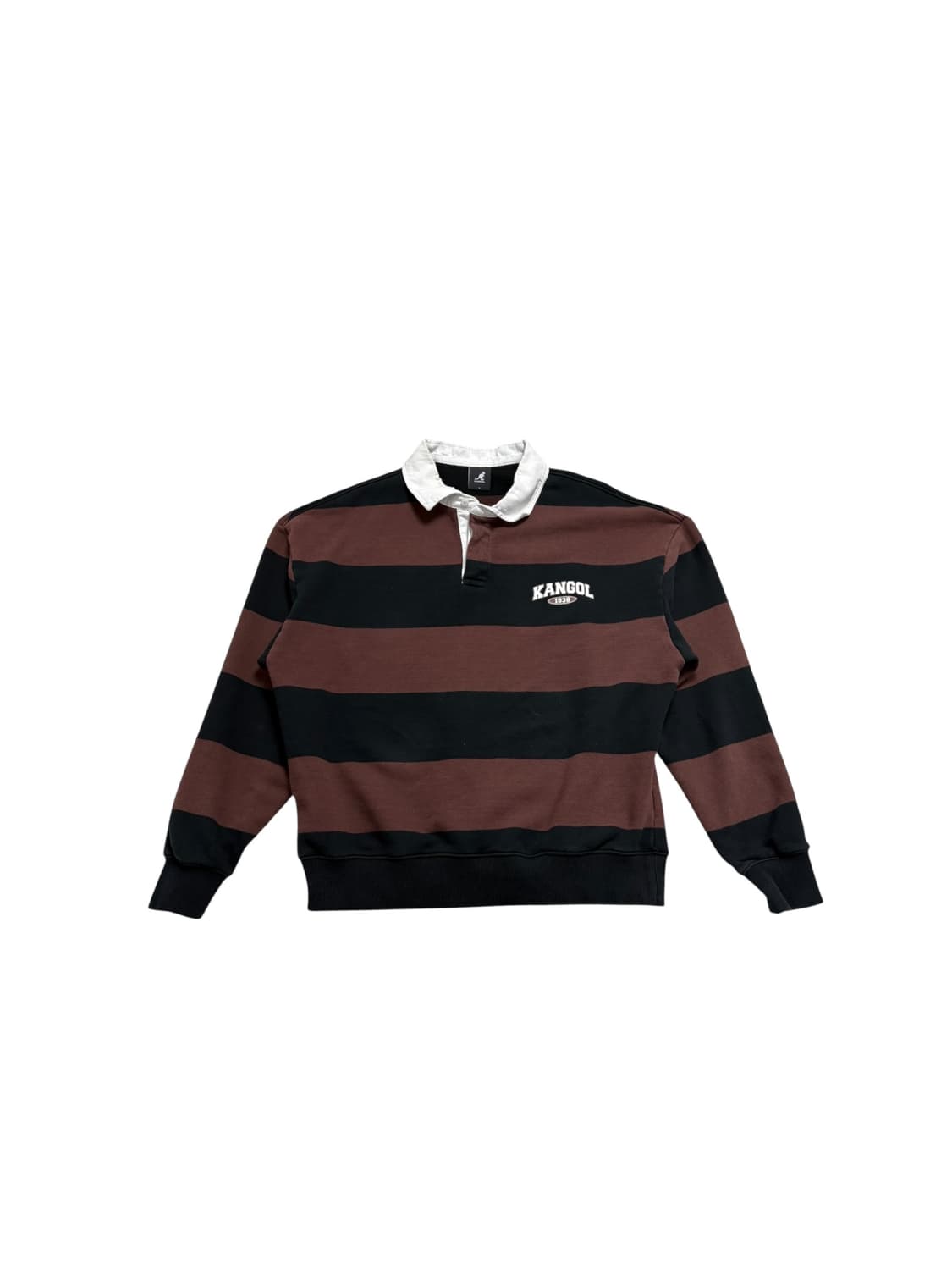 캉골 칼리지 럭비 스웨트셔츠 브라운 상품이미지1