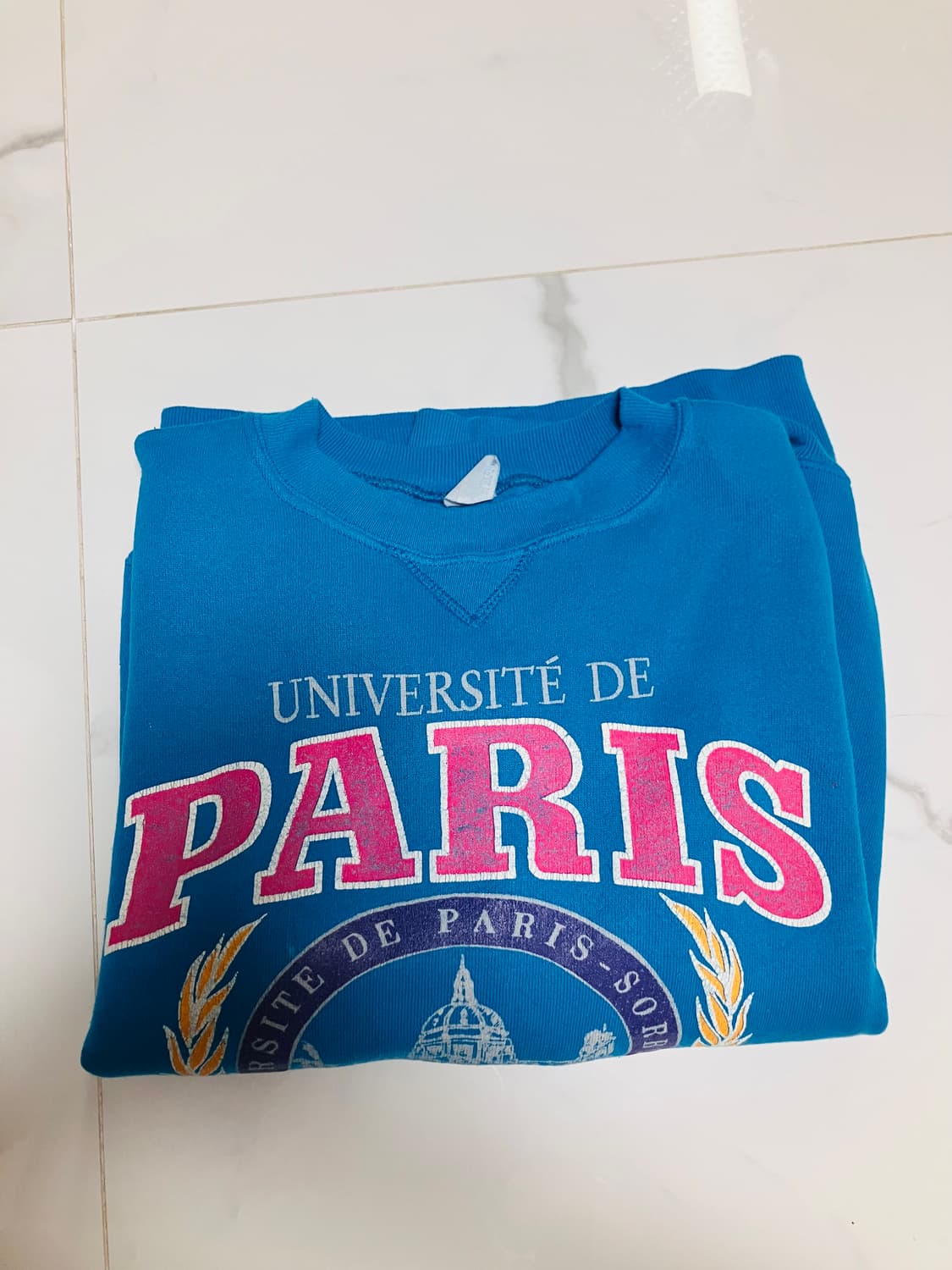 빈티지 챔피온 구제 파리 소르본 대학교 맨투맨 상품이미지4