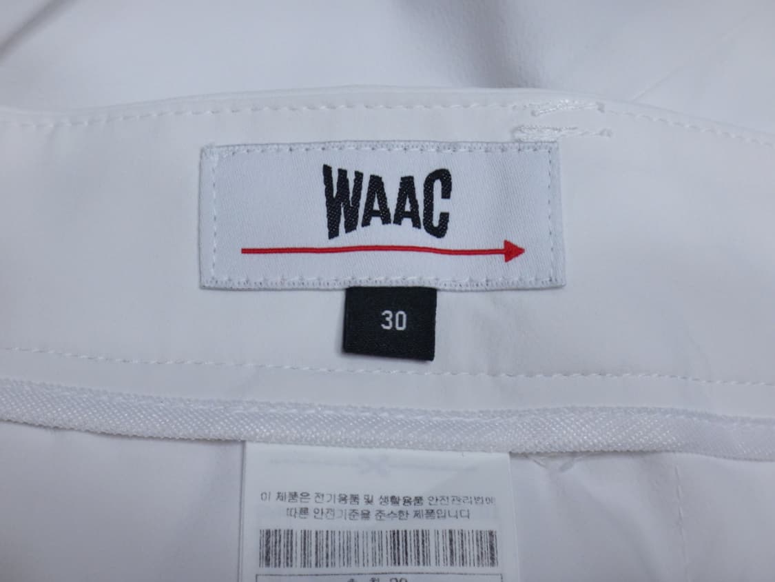 (30인치) WAAC 왁 여성 스트레치 조거 팬츠 화이트 상품이미지8