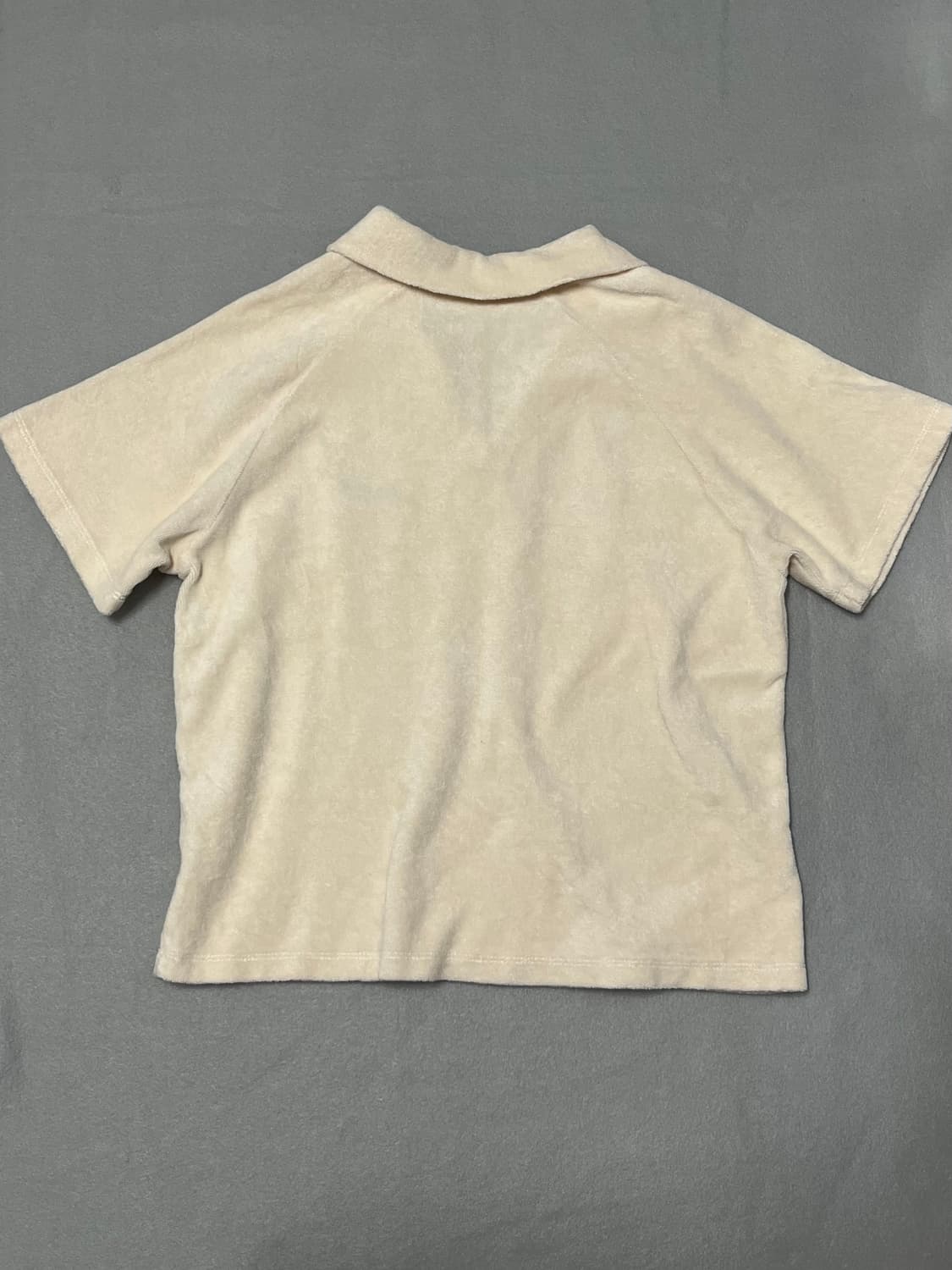 아이보리 테리 티셔츠 상품이미지4