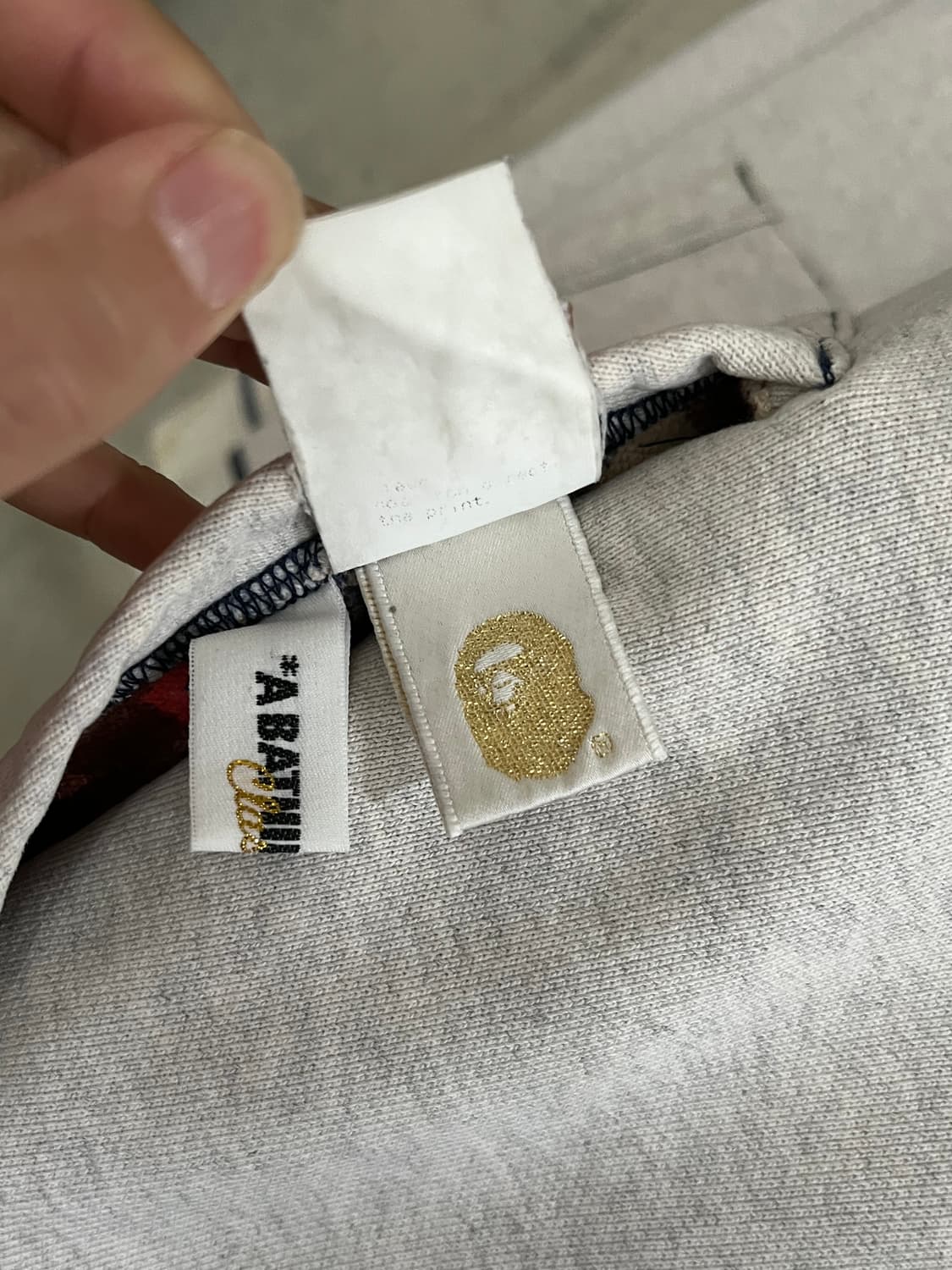 00's BAPE Reversible Check Hood Zip Up 상품이미지7