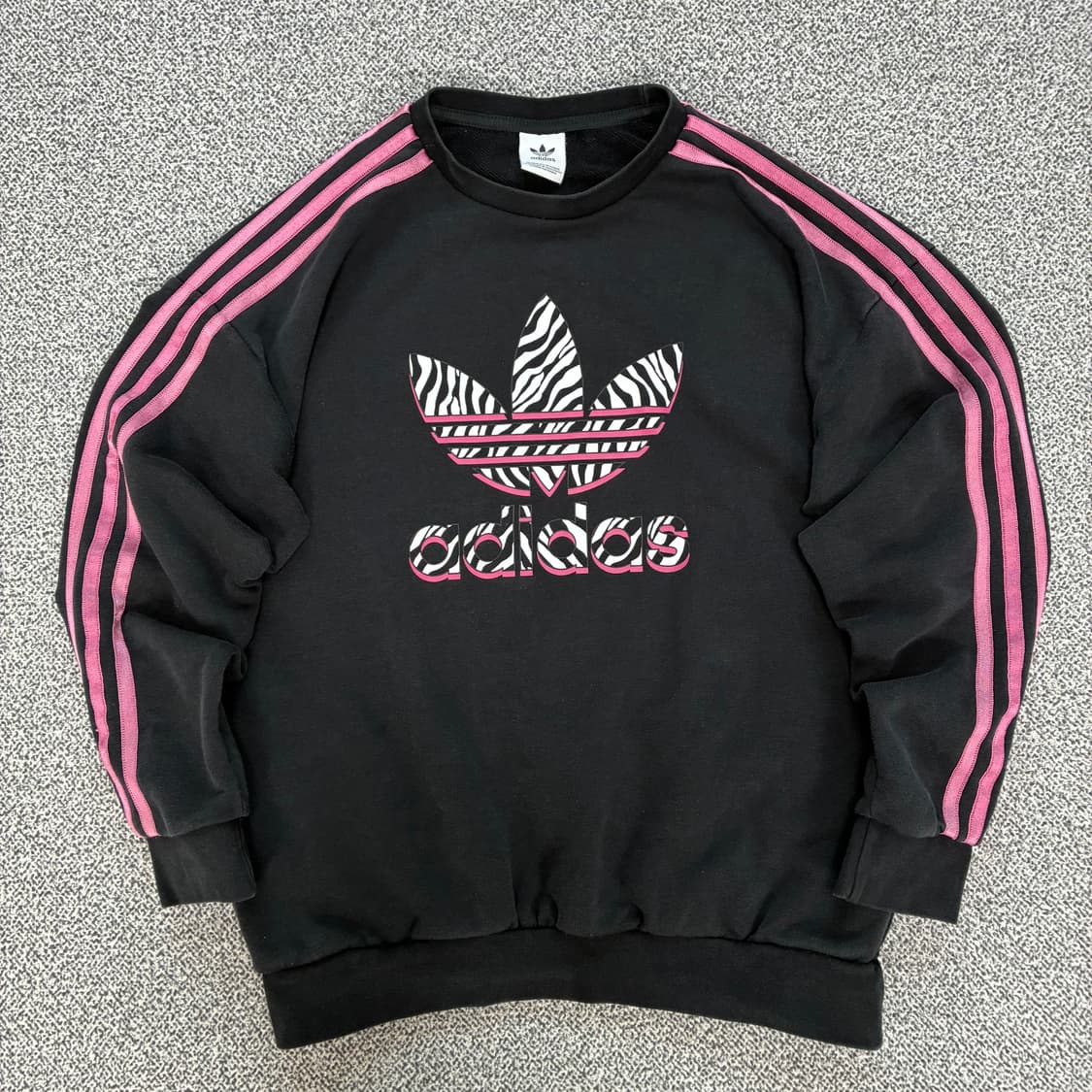 <아디다스 핑크 지브라 맨투맨> No.1473 상품이미지3