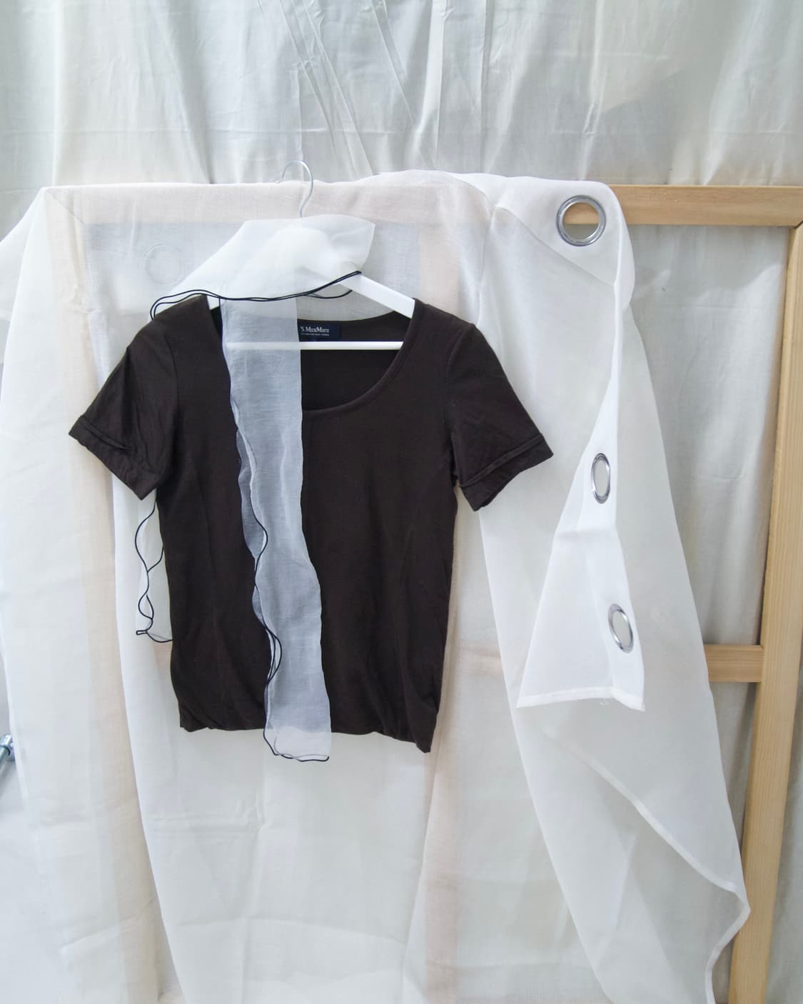 ['S MAXMARA] daped short sleeve top 상품이미지1