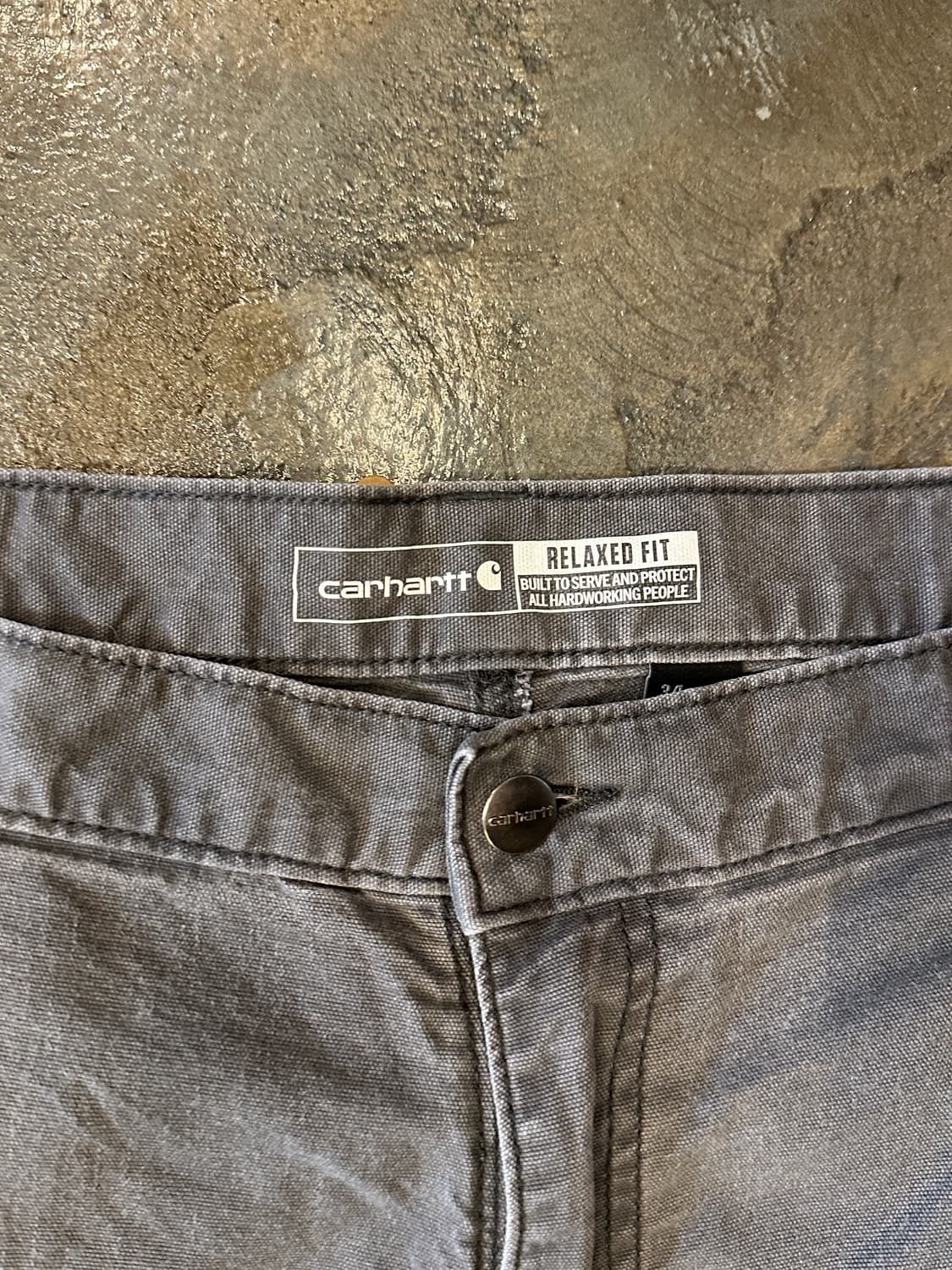 칼하트 릴렉스핏 워크팬츠 치콜 그레이 34x32 상품이미지3