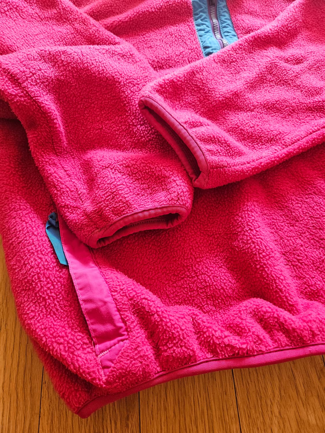 파타고니아 핑크 플리스 하프집업 신칠라 후리스 usa 등산 클라이밍 상품이미지5